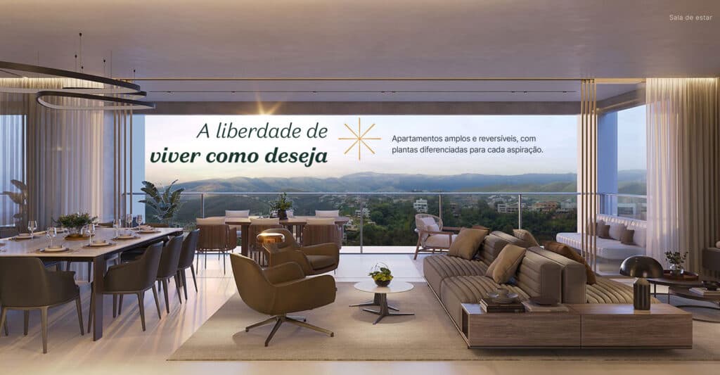 Imovel na planta com 4 quartos no Vila da Serra. Chaves em 2028 - Foto 5