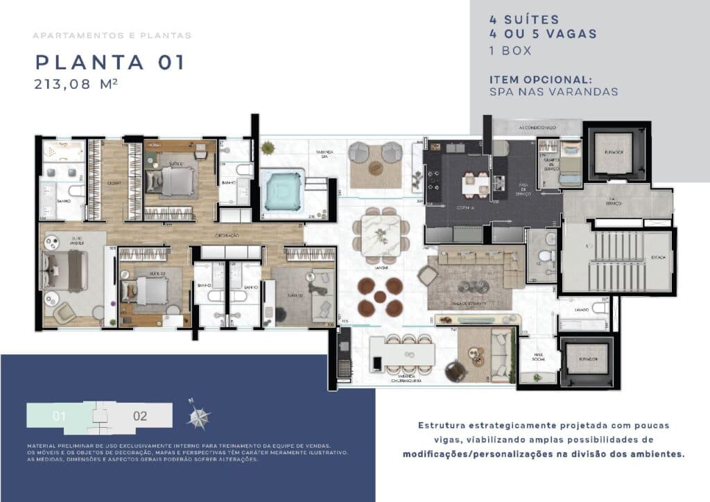 Lançamento 4 suites no Vila da Serra - Foto 5