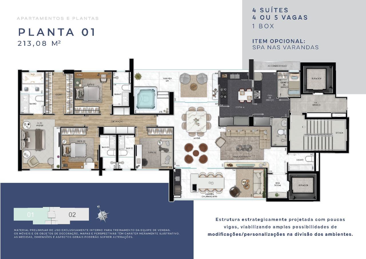 Lançamento 4 suites no Vila da Serra - Foto 4