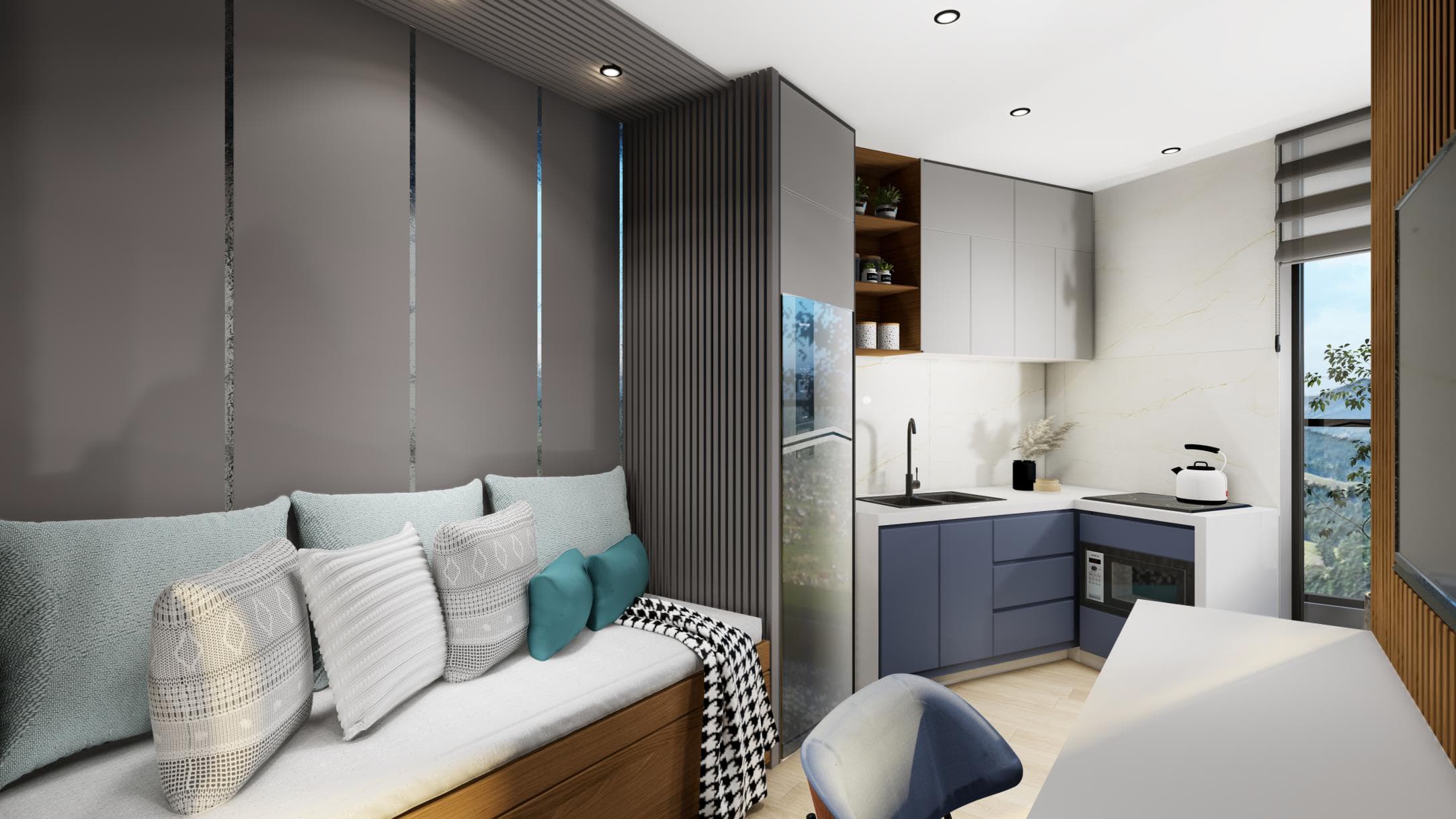 Apartamento no Vale do Sereno com 1 quarto. Chaves em 2027 - Foto 2
