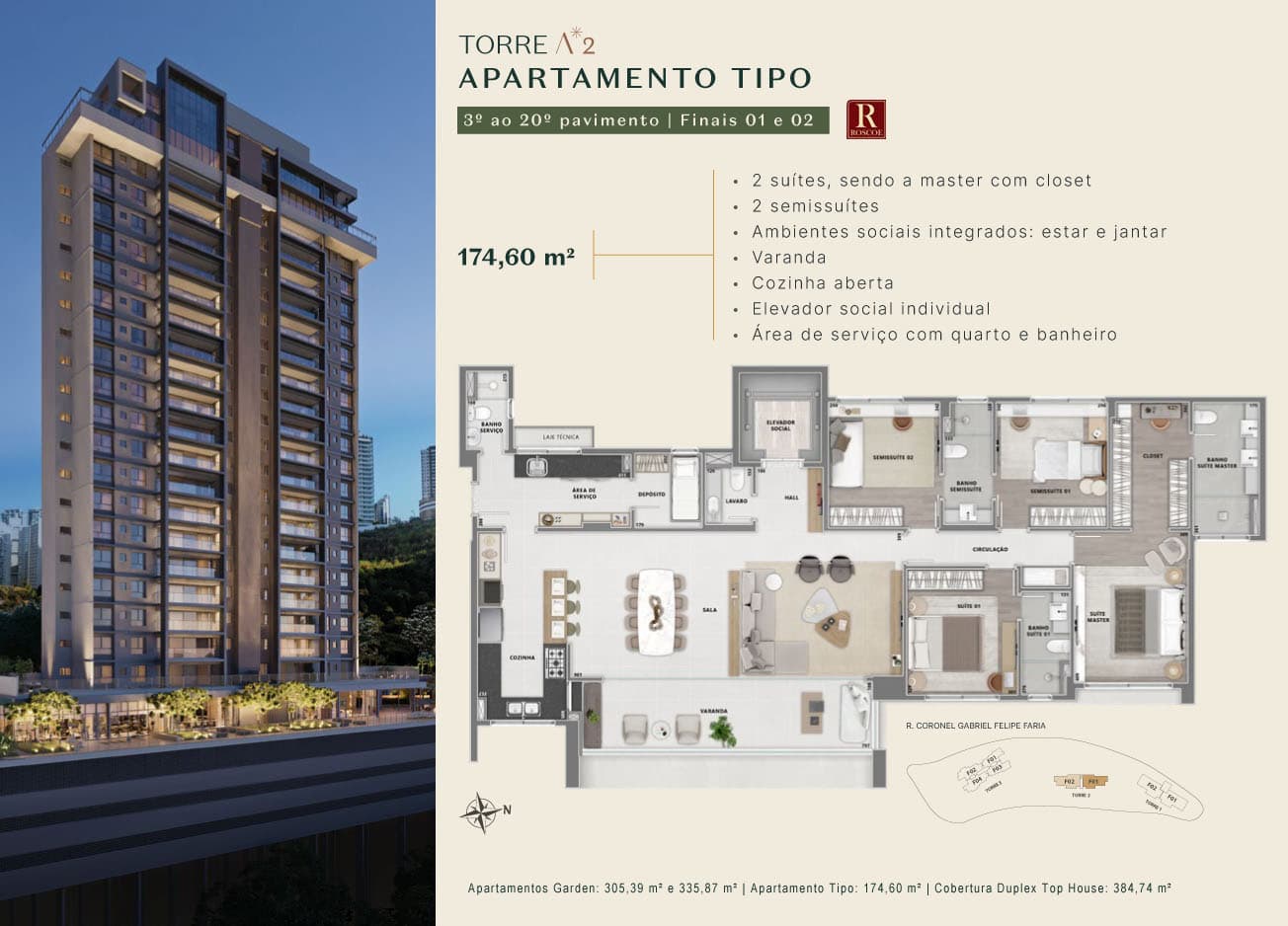 Apartamento 4 quartos na planta no Vila da Serra. Chaves 2028 - Foto 6