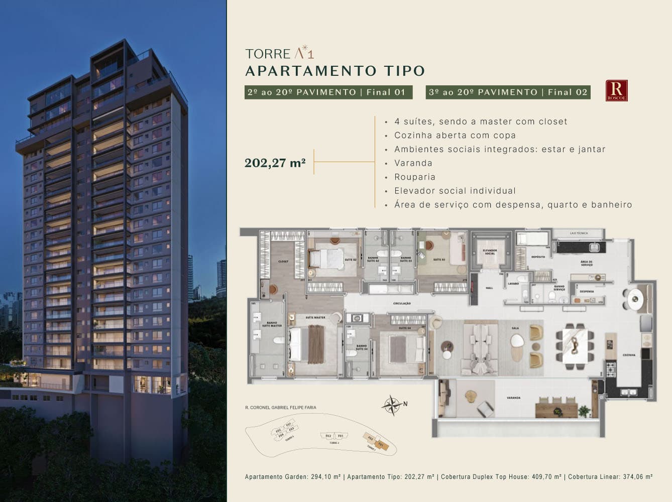 Apartamento 4 suites na planta no Vila da Serra. Chaves em 2028 - Foto 6