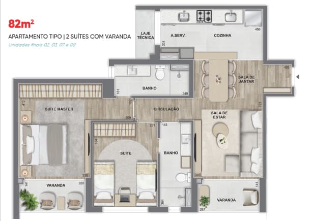 Lançamento 2 quartos no Vila da Serra | Vila Castela