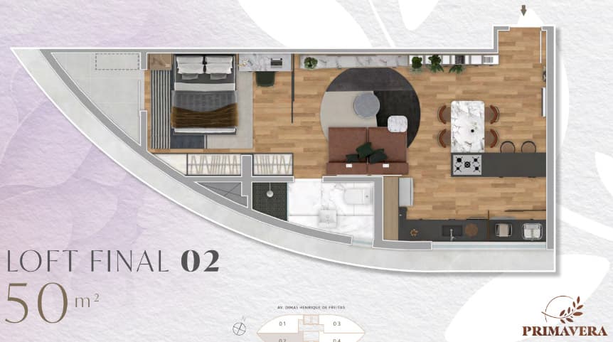 Loft com 1 quarto no Vale do Sereno - Foto 6