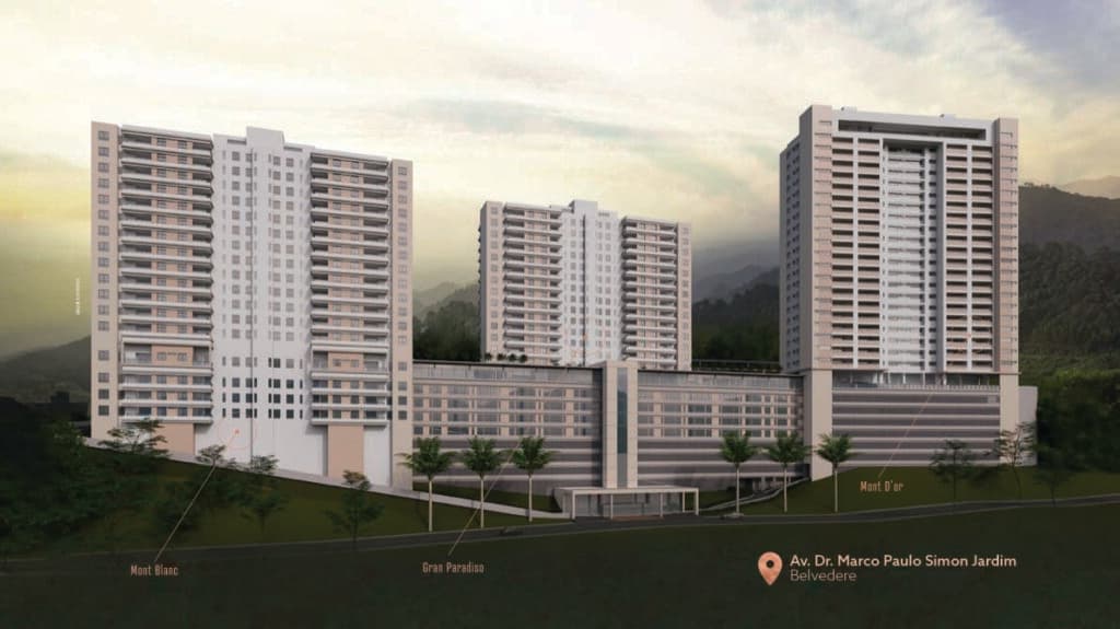 Apartamento no Vila da Serra com 4 quartos na planta - Foto 5